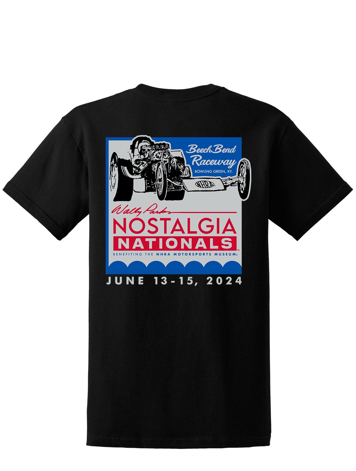 2024 Wally Parks NHRA Nostalgia Nationals Event T-Shirt – Beech